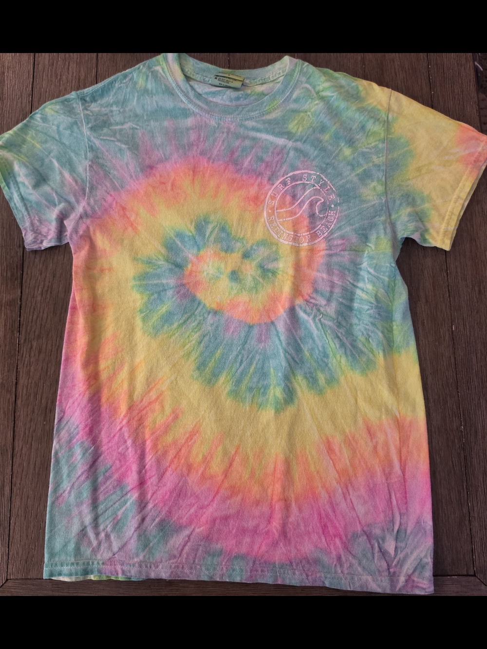 Unisex Tie-Dye Spiral Short Sleeve Tee - Redington Beach Surf Style